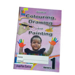 Colouring drawing and painting