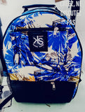 Sac à dos - Plumes bleues