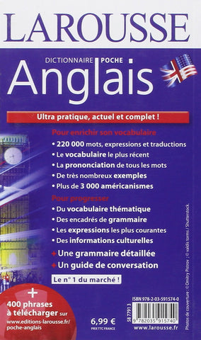 Dictionnaire Anglais de poche Larousse